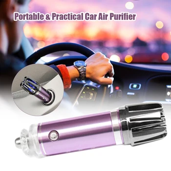

Mini Auto Car Air Ionic Purifier Oxygen Bar Ozone Ionizer Cleaner Car Negative Ion Car Oxygen Bar Vehicle Air Purifier