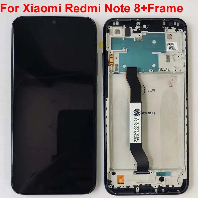 10 сенсорный для 6," Xiaomi Redmi Note 8 ЖК-экран+ кодирующий преобразователь сенсорного экрана в сборе с рамкой для Redmi Note 8