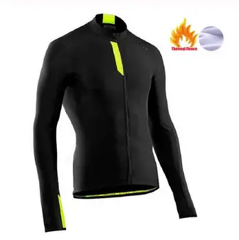

Northwave Winter Thermal Fleece Jersey Pro Team NW Cycling Jackets Bicycle Cycling Warm MTB Bike Clothing Sport Wear