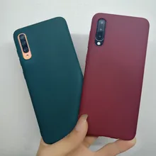 Силиконовый чехол для samsung Galaxy S10E A60 A30 A40 A50 A10 A20 A70 тапочки однотонного яркого M10 A20 M20 A6 A7 S8 S9 S10 плюс Чехол s крышка