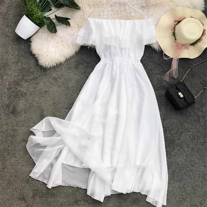Белая пляжная юбка; Новинка года; праздничное платье на море