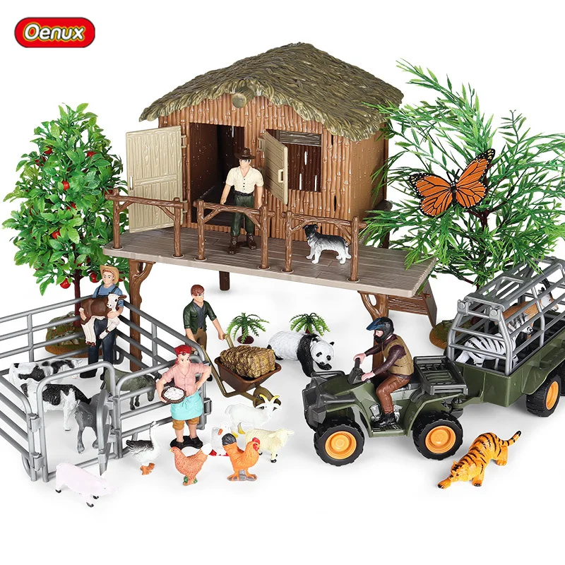 Set De Animales De Granja X 6 Unidades * Sheshu Toys