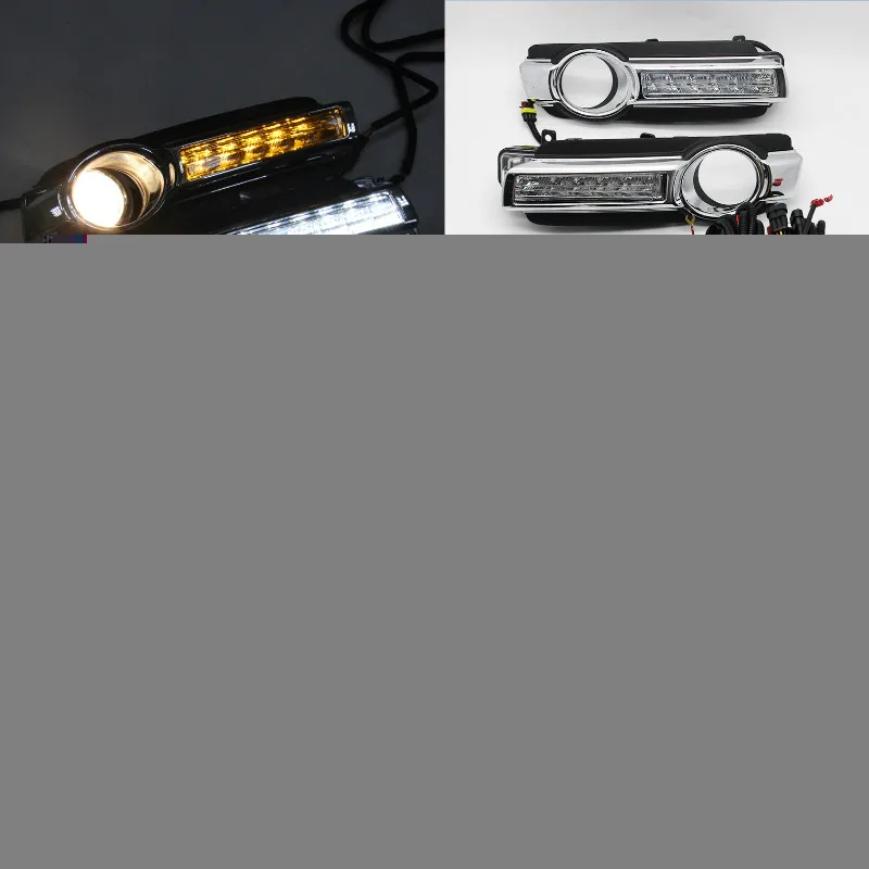 

Daytime Running Driving Light DRL Fog Lamp With Turn Signal Function Fog Light Assembly For Mitsubishi Pajero Montero 2015 DRL