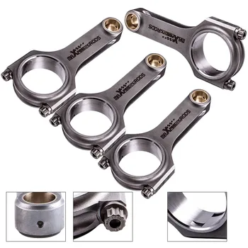 

4X Connecting Rods For Suzuki Swift Gti 1300 G13B Racing Conrod 120mm Connect Rod W/ARP Bolts 600-800HP