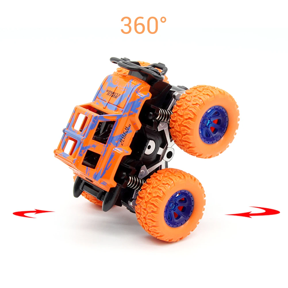 Детская мини игрушка 4WD инерционная вращающаяся машинка с фрикционным эффектом