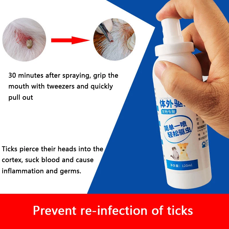 Pet Insect Repellent Spray Cat Insect Repellent Dog Insect Repellent Tick Supplies Stain