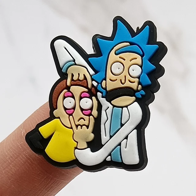 Dropshipping 1Pcs Cartoon PVC Shoe Charms Sandal Accessories Diy Fantasy Adventure Shoe Buckle Decoration Jibz For Croc Charms I