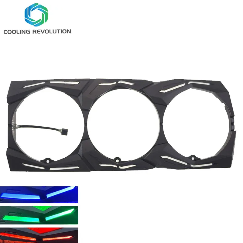rtx 2080s rtx 2080ti jogos com luz led placa gráfica escudo