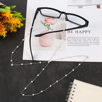 

1Pcs 70cm Eye Glasses Sunglasses Spectacles Vintage Chain Holder Cord Lanyard Necklace Gold Silver Beads Reading Glasses Chain