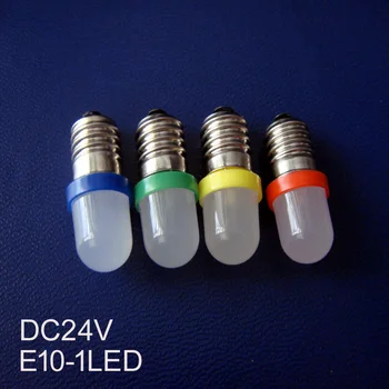 

High quality 24V E10,E10 light 24V,E10 indicator light 24V,E10 DC24V,E10 led bulb light 24V,E10 led 24VDC free shipping 20pc/lot