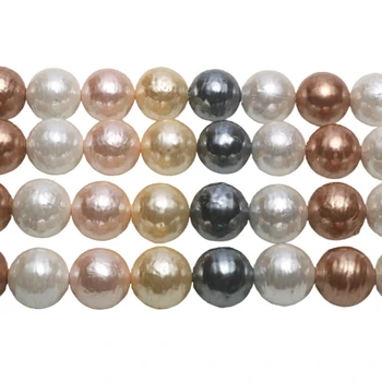 

Mix Colour Baroque Style Shell Pearl DIY Necklace Bracelet Earrings Wedding Party Jewellery Strings An Unsmooth Surface