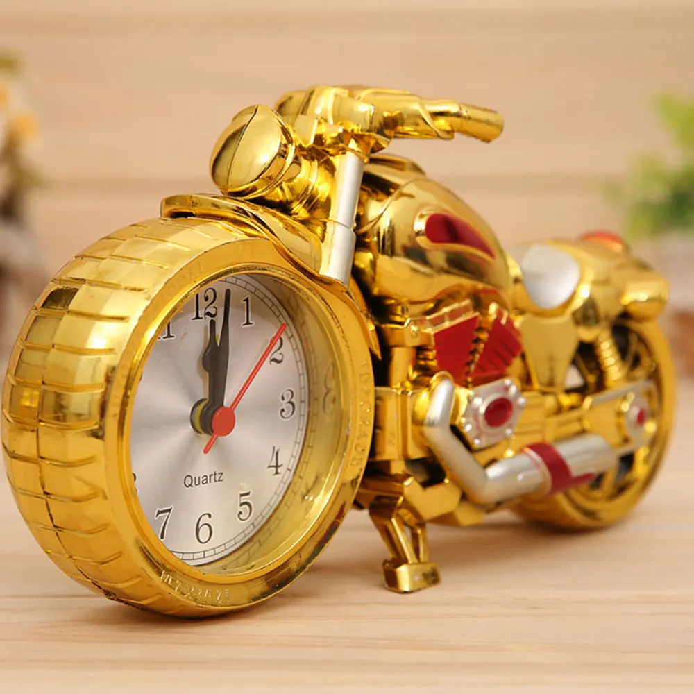ABS Будильник-Мотоцикл Часы мотоцикл Horologium декоратор ремесла мини офисные подарки студенческие творческие игрушки