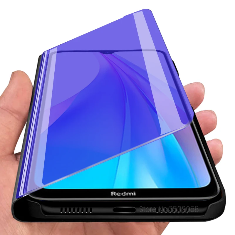 Чехол для redmi note 8 t, умный зеркальный флип-чехол для глобальной версии xiaomi redmi note 8 t 8 t note8t note8 t t8 6,3 '', чехол с подставкой для просмотра