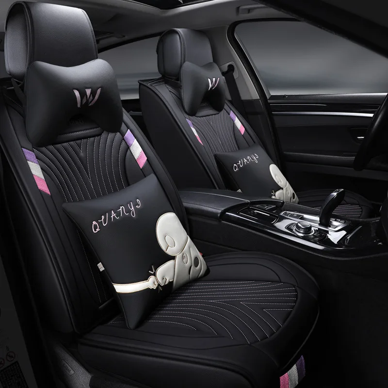 

Volkswagen Jetta New Bora Sagitar Blue LED tan ge Lavida Only Car Seat Cover Four Seasons All Surrounded Leather Seat Cushion