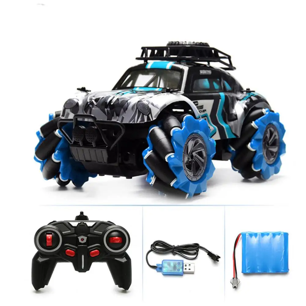 

1:14 2.4G RC Car Off Road Climbing Sideways Drift Four-wheel-drive Remote Control Stunt Vehicle Toy For Kids