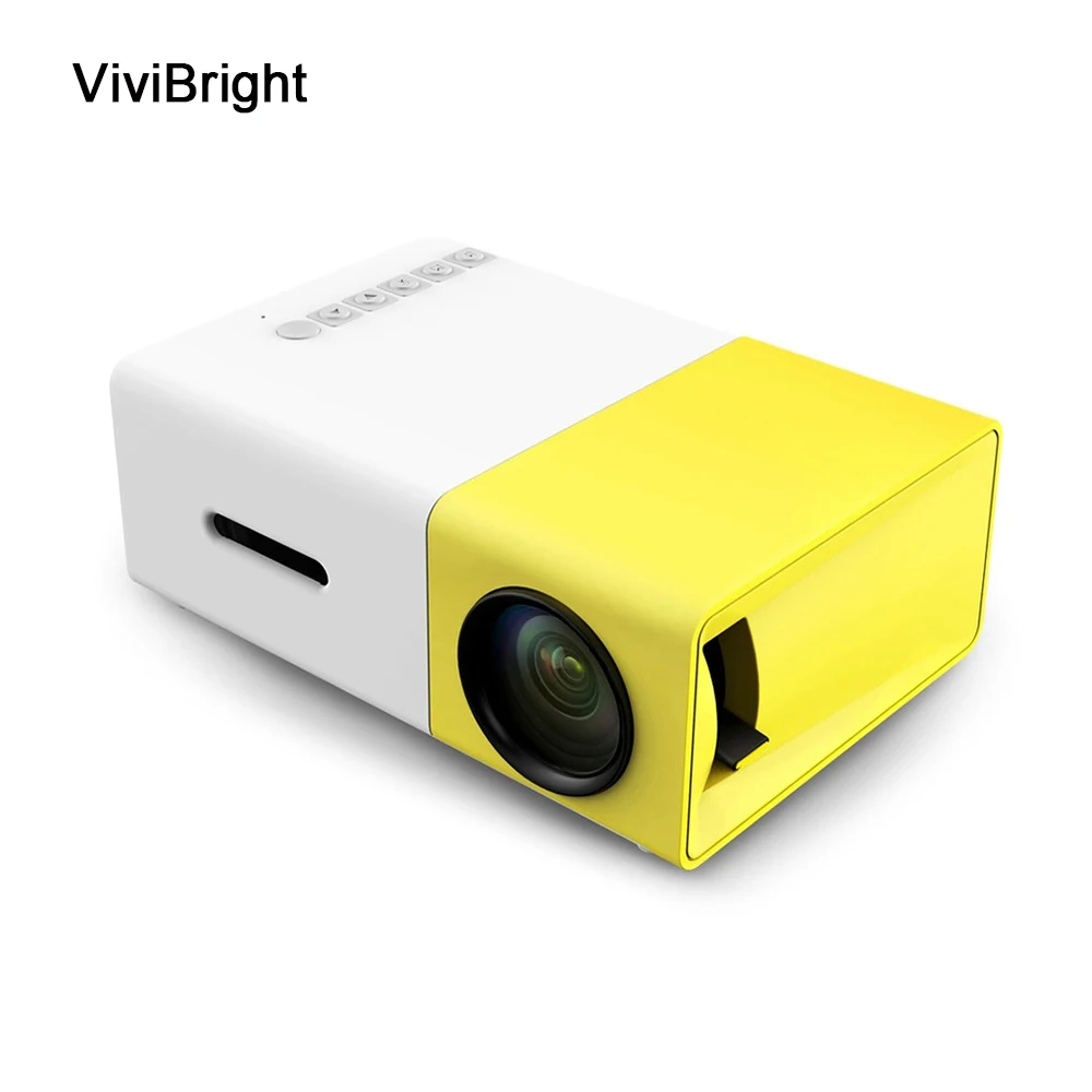 

YG300 Mini Portable Projector LCD Proyector Support HDMI USB AV SD 400-600 Lumen Theater Children Education Beamer Projetor