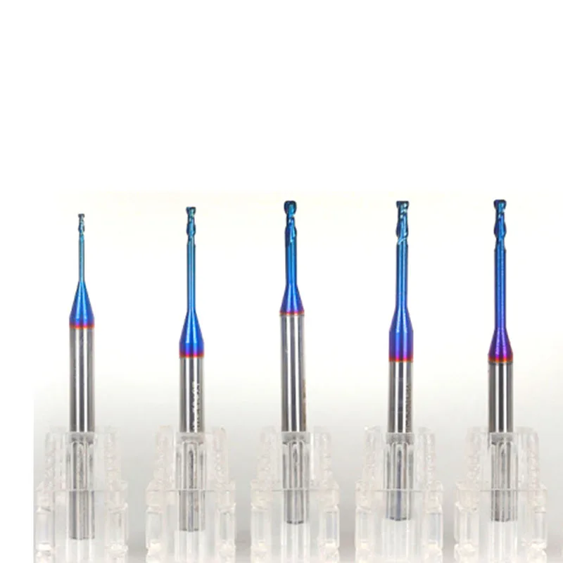 

1pcs HRC65 1R0.2-1.5R0.2-2R0.2-2R0.5 long neck deep bull nose cutter tungsten carbide endmill for CNC mill