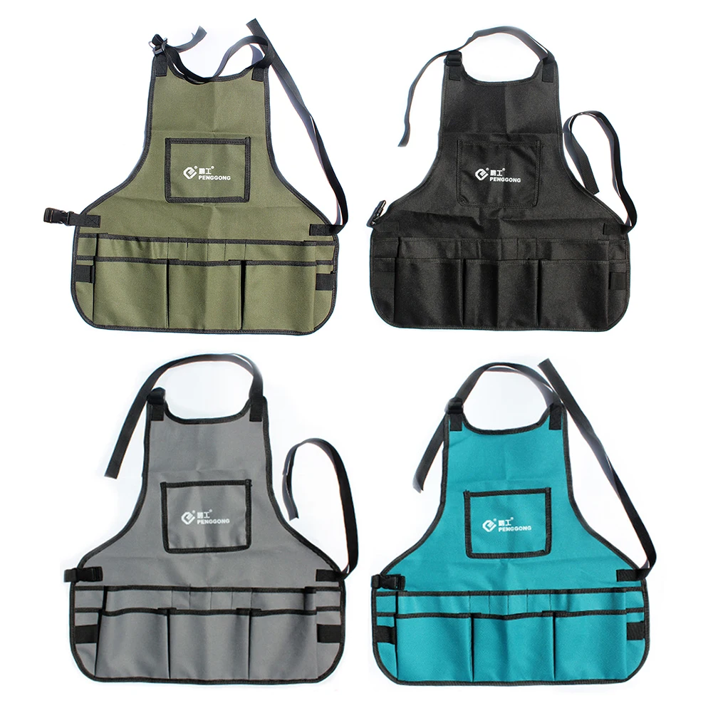 Прочная оксфордская ткань мульти-карманы электрик Фартук сумка для инструментов регулируемые носимые карманы для хранения водонепроницаемый мешочек набор инструментов