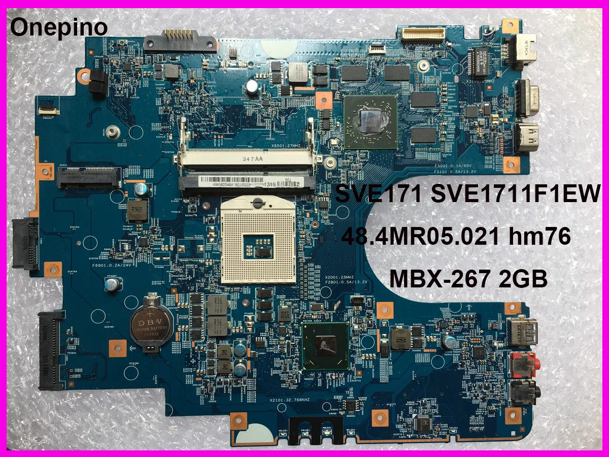 

For Sony Sve17 Sve1711 Laptop Motherboard HM76 DDR3 HD7600M GPU A1884314A A1892051A 48.4MR10.021 MBX-267 MAIN BOARD