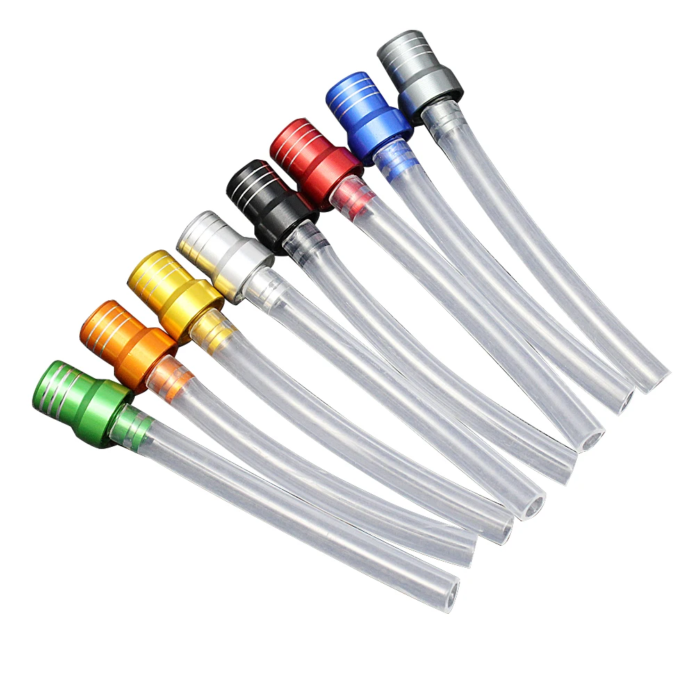 

Motorcycle All-Terrain Vehicle Motor Gas Fuel Tank Cap Valve Vent Breather Hose Crystal Aluminum Alloy Tube Cap