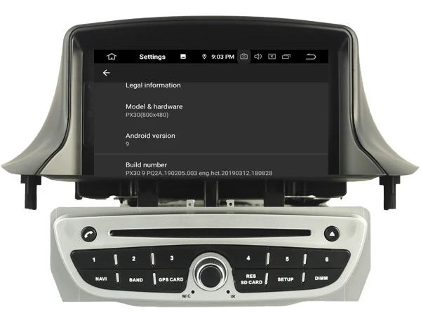 DE! AVGOTOP Android 9,0 4 Гб+ 64 ГБ Автомобильный dvd-плеер для RENAULT Megane III 2009-2011 ips HD экран навигация