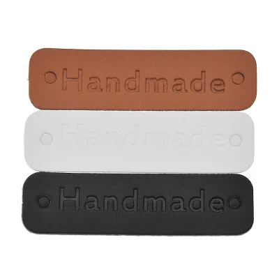 36pcs Mixed Color 12/36 шт./набор простой Стиль Синтетическая кожа лейблы ярлыки ручной работы лосткутное одеяло принадлежности для одежды/сумок расходные материалы - Цвет: 36pcs Mixed Color