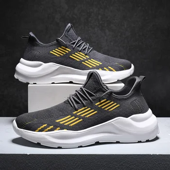 

New Mesh Men Casual Shoes Lac-up Men Shoes Lightweight Comfortable Breathable Walking Sneakers Tenis masculino Zapatillas Hombre