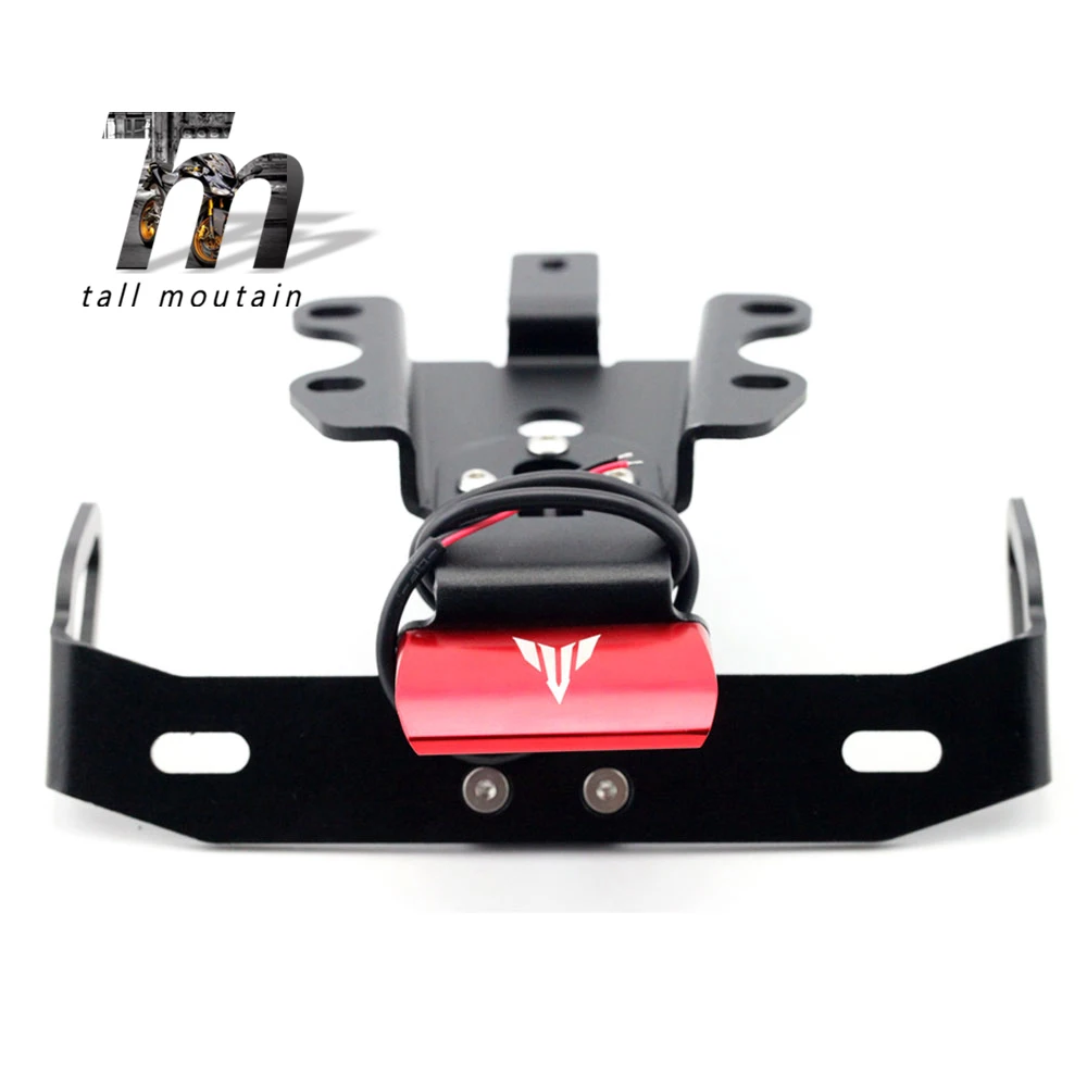 

License Plate Holder LED Light For YAMAHA MT07 FZ07 2014 15 16 17 18 2019 MT-07 FZ-07 Motorcycle CNC Tail Tidy Fender Eliminator