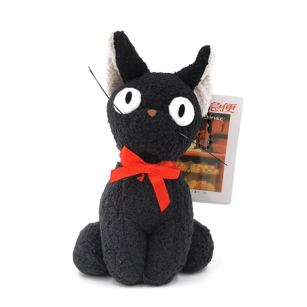 10/Lot Black JIJI Cat 15CM Kiki's Delivery Service Plush Doll Figure Keychain for Christmas Gifts Toy
