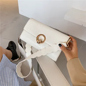 

2020 New Womens Underarm Bags Luxury Designer Crocodile Pattern Women Messenger Bags Fashion Leather Shoulder Crossbody Bags