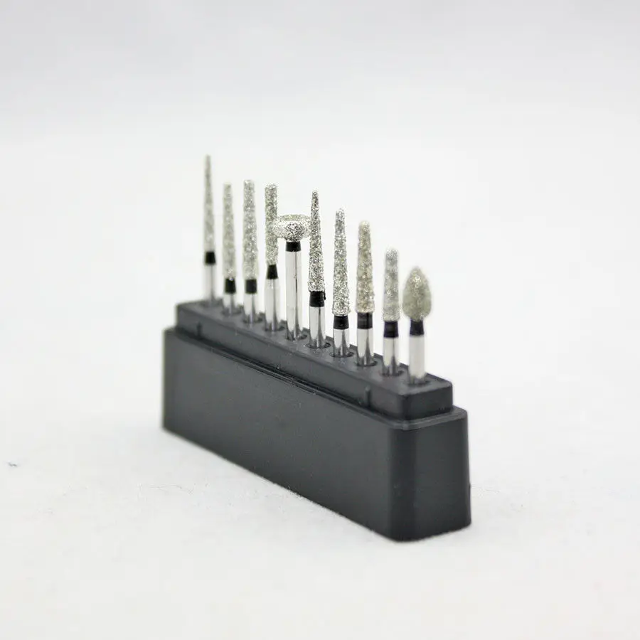 50 шт. FG1.6 стоматологический набор алмазных боров для полировки фарфора|dental burs