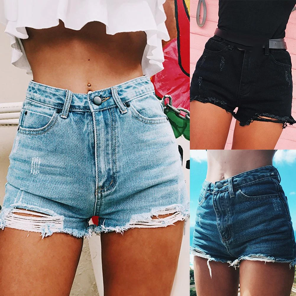 plus size denim shorts womens