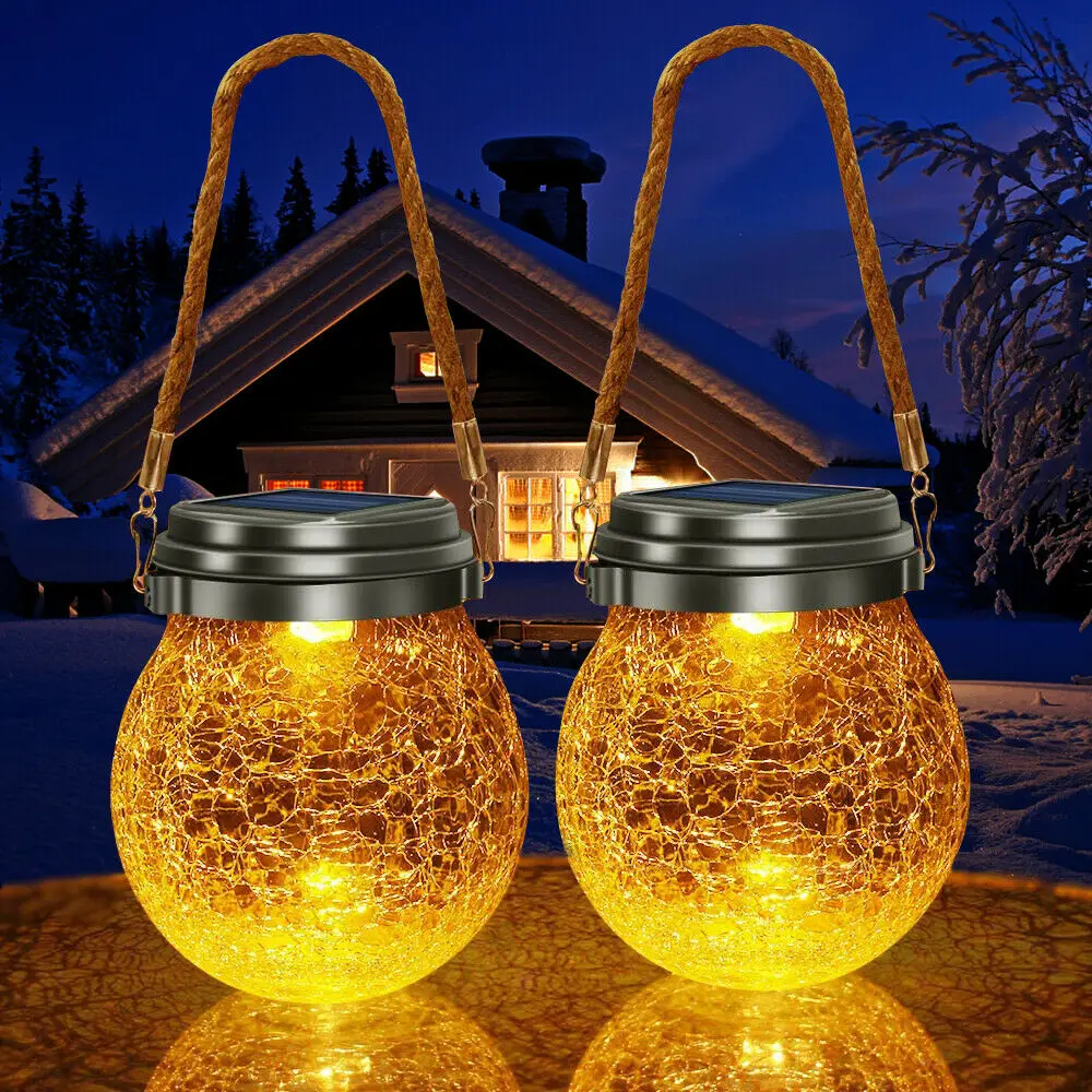 30 LEDs Fairy Light Solar For Mason Jar Lid Insert Color Changing Garden Decor Christmas Lights LED Outdoor Wedding Decoration | Лампы и