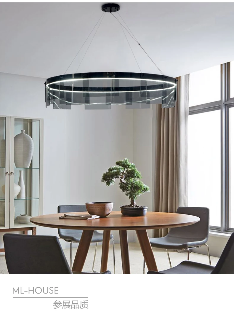 Nordic Minimalist Villa Living Room Art Light Luxury After Modern Personality Creative Restaurant Designer Room Hanging Lamps