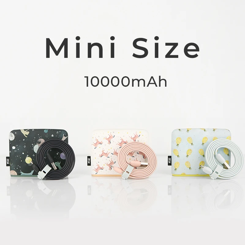 Maoxin мини powerbank 10400 мАч портативный милый внешний аккумулятор Внешняя батарея для