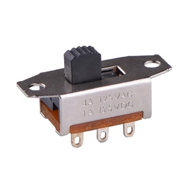 

ON-Off Action Slide Switch DPDT Circuit Actuator HeightSolder Lug Terminals