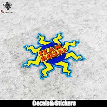 

NO.L070 TEAM ROSSI 3M Reflective Stickers MOTO GP Glass Sticker Waterproof Decals Racing Motorcycle Helmet