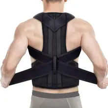 Corrector de postura de espalda Unisex, soporte de clavícula, entrenador de espalda ajustable, encorvado y hundido, 2020