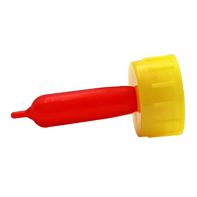 Calf milk feeder 20Pcs Goat Lamb Milk Bottle Nipples Drinker Livestock Pacifier Feeding Screw Sprite Coke Bottle Tools Livestock Feeding Nipples