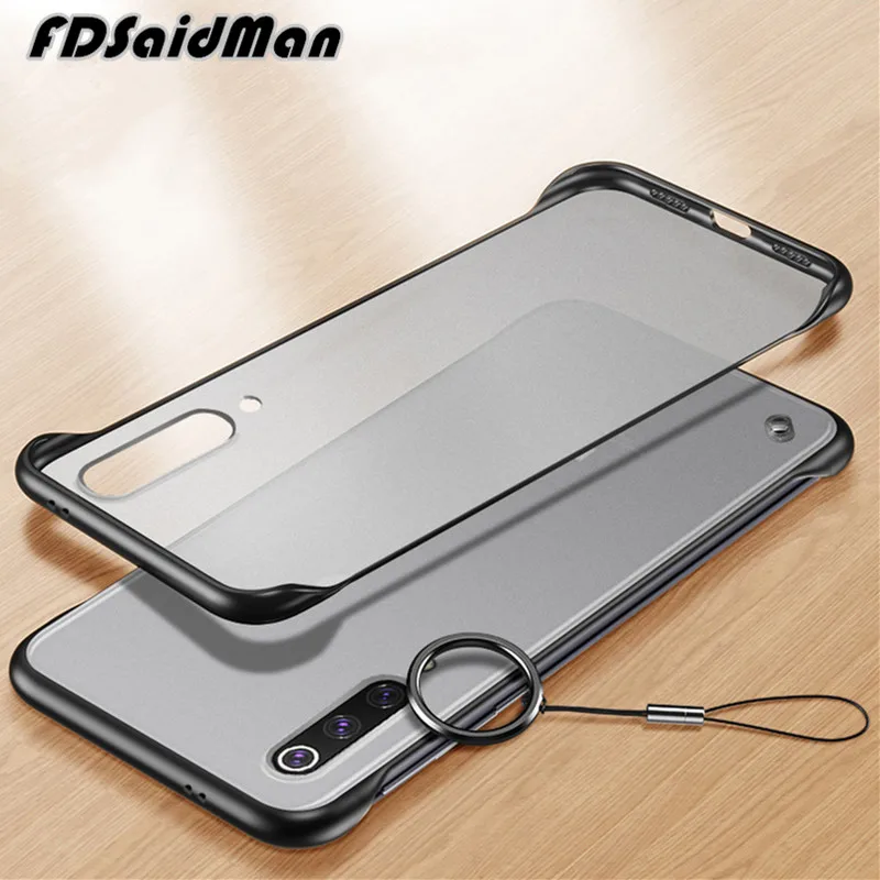 Frameless Protective Case for Samsung Galaxy A750 A7 2018 S10 S9 S8 Plus S10e Phone Matte Hard PC Cover finger Ring coque cases | Мобильные