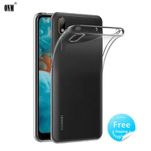 Чехол для huawei Y5 TPU силиконовый прозрачный облегающий Бампер Мягкий чехол для huawei Y5 5,7" прозрачная задняя крышка