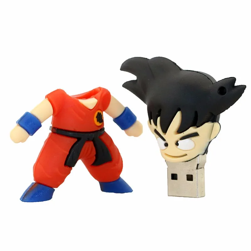 Флешка usb Son персонажи Гоку и куририн Dragon Ball 128 Гб 64 Гб 16 Гб 256 ГБ 8 ГБ 32 ГБ Cle USB 2,0 Флешка мультяшный флеш-накопитель