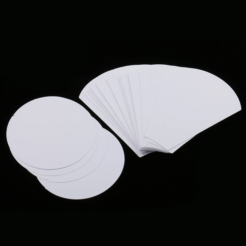 120 Pieces High Quality Flower Shape Paper Quilting Templates for Sewing Craft 71/56/39mm