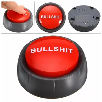 Talking Button Bullshit Maybe No Sorry Yes Sound Button Toys Home Office Party Funny Gag Toy For Funny Party 1