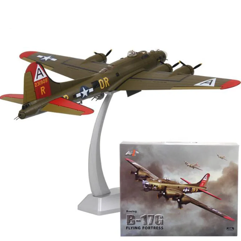 1: 72 Масштаб Американский Второй мировой войны B-17G B17 бомбардировщик самолет носитель истребитель самолет Игрушечная модель самолета статический Литой Сплав сувениры