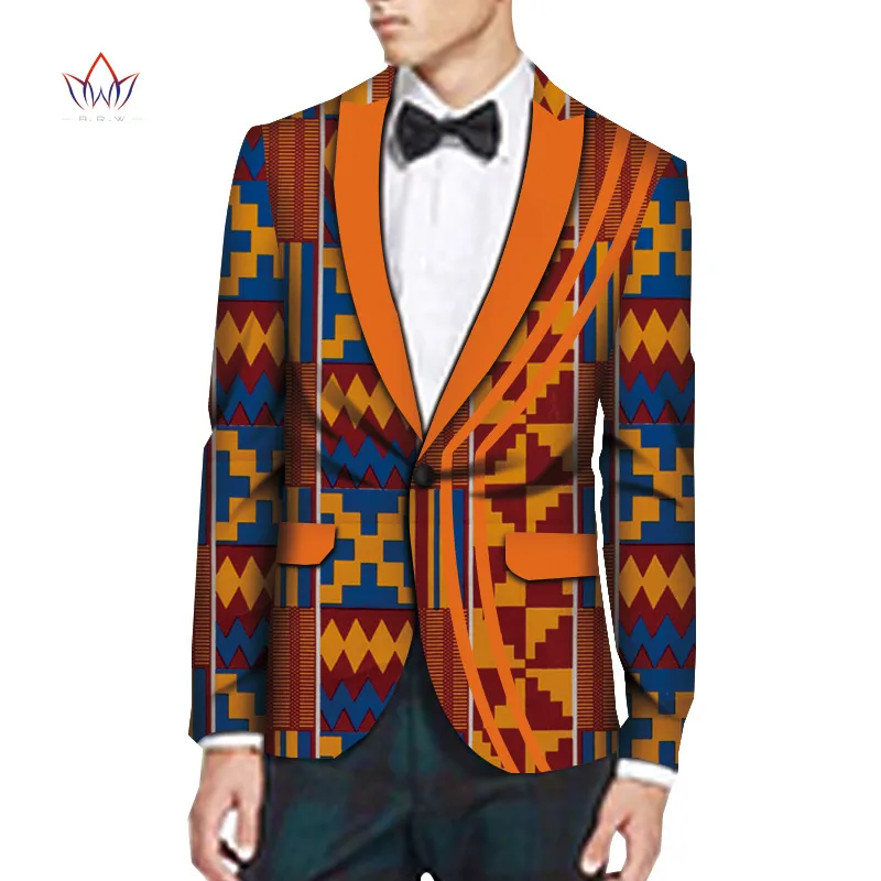 Spring Blazers Men Blazer Costume Homme Africa Bazin Riche 6XL Mens Clothing Vestidos Formales Free Shipping 6xl BRW WYN1011 - Цвет: 14