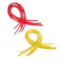 10 шт. 3 мм Мягкие Силиконовые Рыболовные трубки рукава трубки желтый и красный