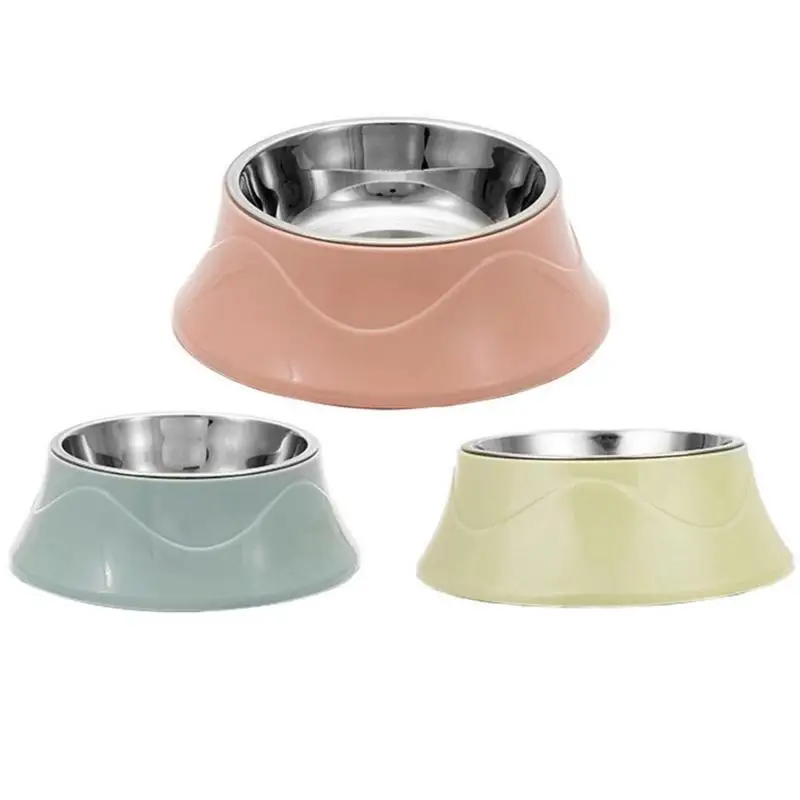 

Stainless Steel Pets Dog Bowl Food Bowls For Cats Dogs Outdoor Drinking Water Pet Dish Feeder Tableware Pet Feeding Supplies