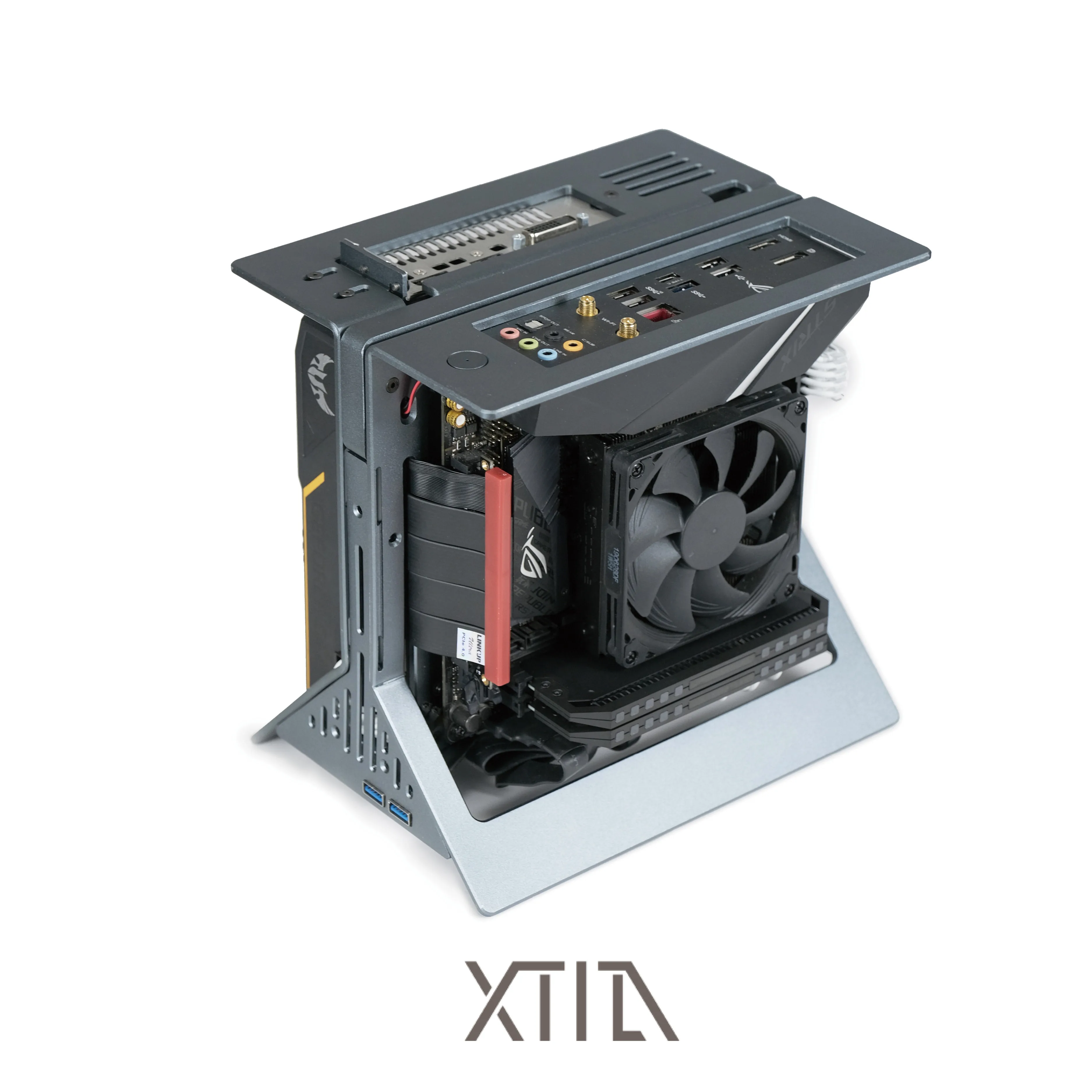 XTIA Xproto N ITX PCケース/国内発送 PC/タブレット PCパーツ PC