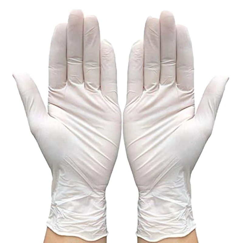 

Disposable Nitrile Gloves Powder-Free Sterile Soft Gloves Protective Gloves Work Gloves 100 Pcs